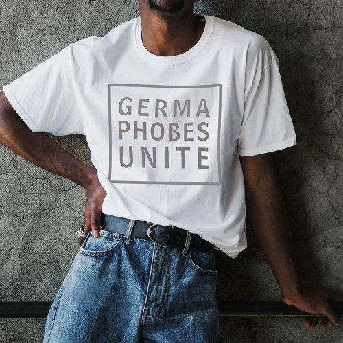 Funny Germaphobes Unite Pandemic Theme T_Shirt