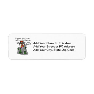 Funny Get Lost Label