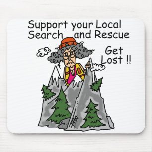 Funny Get Lost Mouse Pad