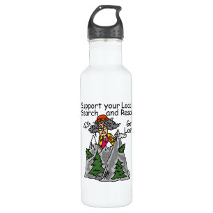 Funny Get Lost Stainless Steel Water Bottle