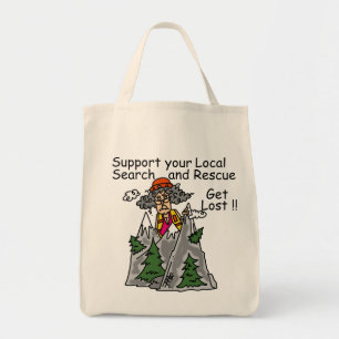 Funny Get Lost Tote Bag