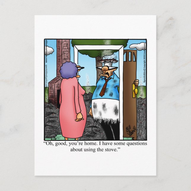 Funny "Get Married" Humor Postcard (Front)