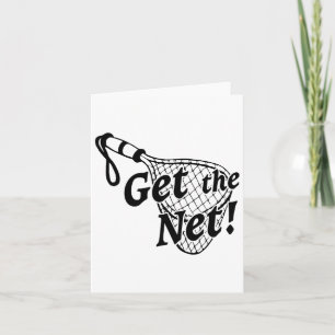 Funny Get The Net Fishing Boating Lucky Fishing Sh Card