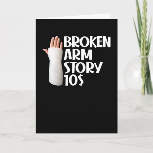  Funny Get Well Broken Arm Story 10 Gag Injury Card