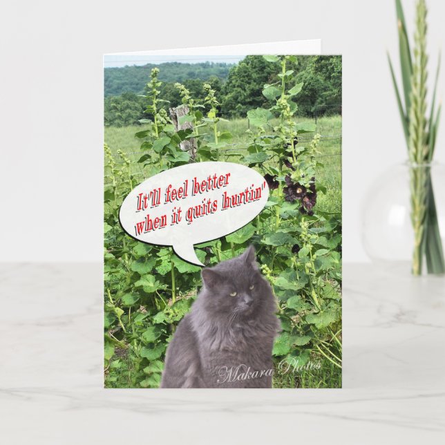 Funny Get Well card (Front)