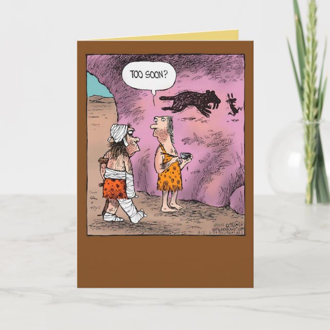 Funny get well card for friends and family (Front)