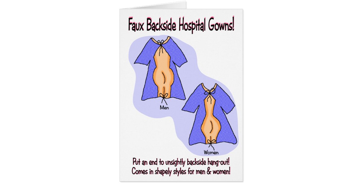 funny get well card hospital gown humor card zazzle funny christmas pregnancy shirts