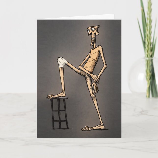 Funny Get Well Card Knee Surgery Recovery Humor (Front)