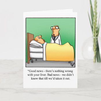 Funny Get Well Card "pandemonium" Style by Pandemoniumcartoons at Zazzle