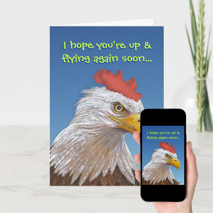 Funny Get Well: Chicken Soup Card | Zazzle Funny Get Well: Chicken Soup Card | Zazzle