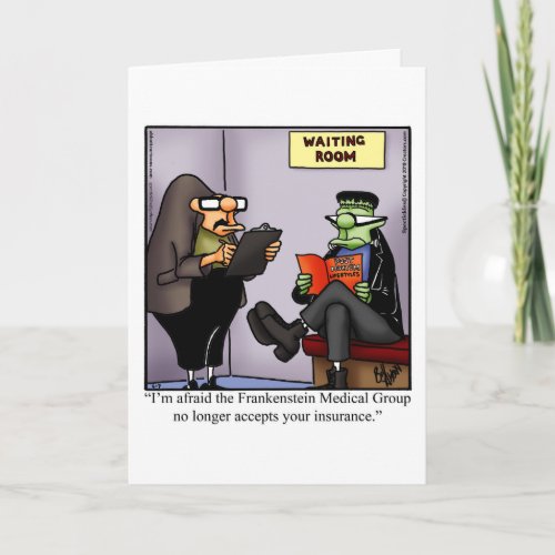 Funny Get Well Greeting Card
