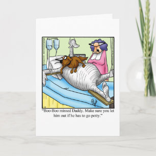 Funny Get Well Greeting Card