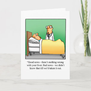 Funny Get Well Greeting Card