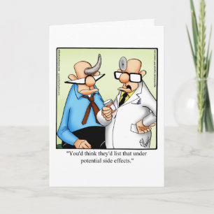 Funny Get Well Greeting Card "Spectickles"