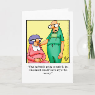 Funny Get Well Humor Card