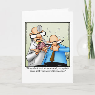 Funny Get Well Humor Card