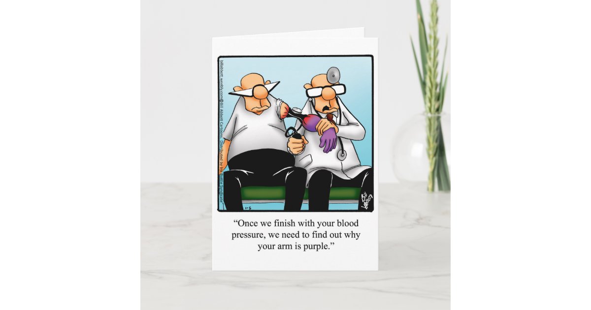 Funny Get Well Humor Greeting Card | Zazzle