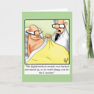 Funny Get Well Humor Greeting Card