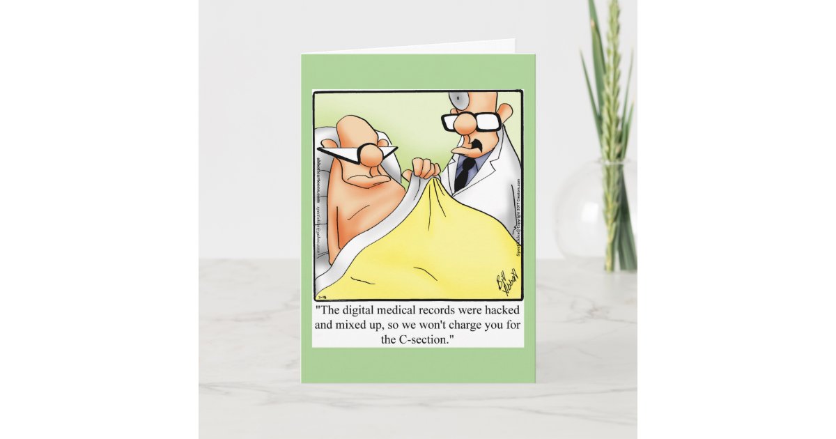 Funny Get Well Humor Greeting Card Zazzle