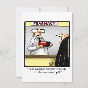 Funny Get Well Humor Greeting Card