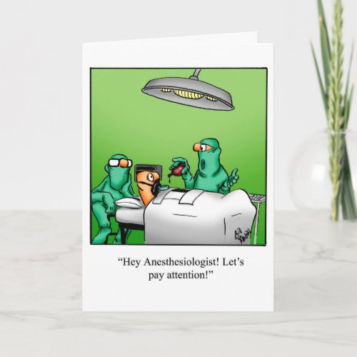 Funny Get Well Humor Greeting Card