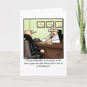 Funny Get Well Humor Greeting Card