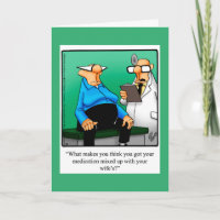 Funny Get Well Humor Greeting Card