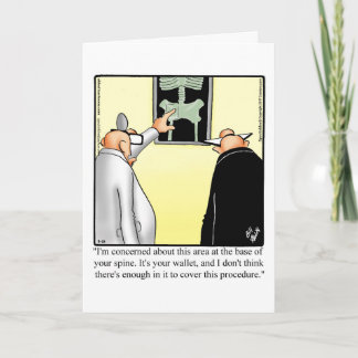 Funny Get Well Humor Greeting Card