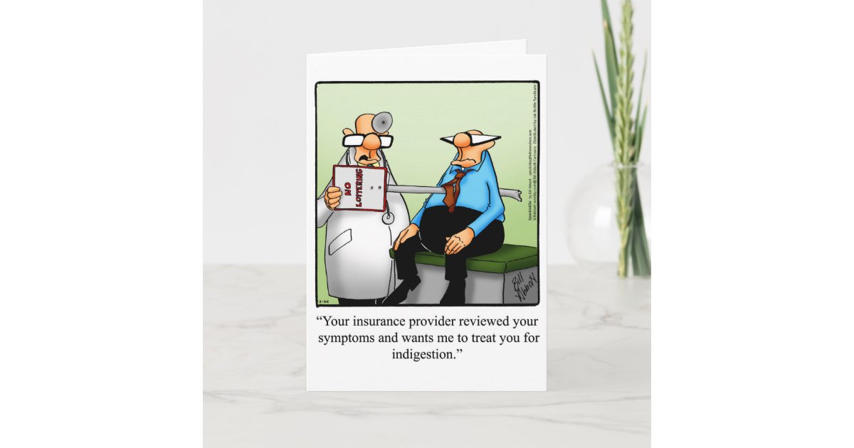 Funny Get Well Humor Greeting Card | Zazzle