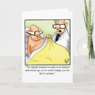Funny Get Well Humor Greeting Card
