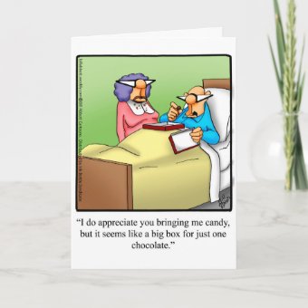 Funny Get Well Humor Greeting Card | Zazzle