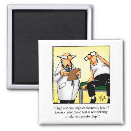 Funny Get Well Humor Magnet