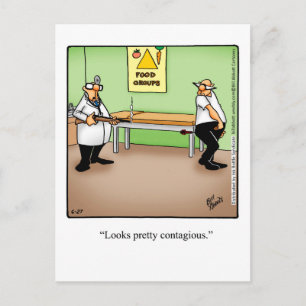 Funny Get Well Humor Postcard