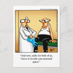 Funny Get Well Humor Postcard