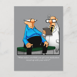 Funny Get Well Humor Postcard
