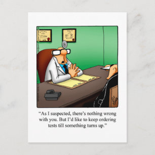 Funny Get Well Humor Postcard