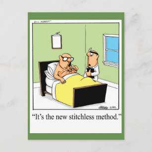 Funny Hospital Cartoon Postcards - No Minimum Quantity | Zazzle