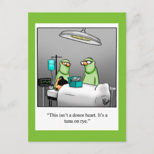 Funny Get Well Humor Postcard