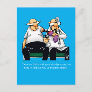 Funny Get Well Humor Postcard