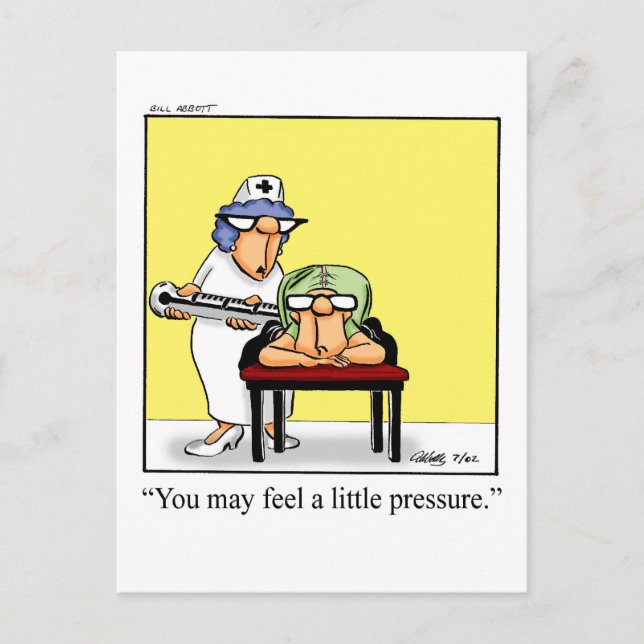 Funny Get Well Postcard (Front)