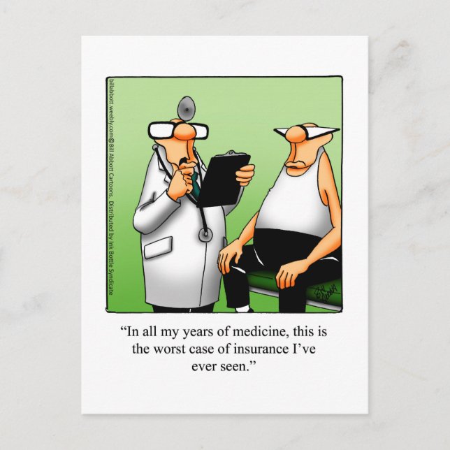 Funny Get Well Postcard (Front)