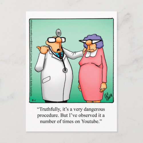 Funny Get Well Postcard