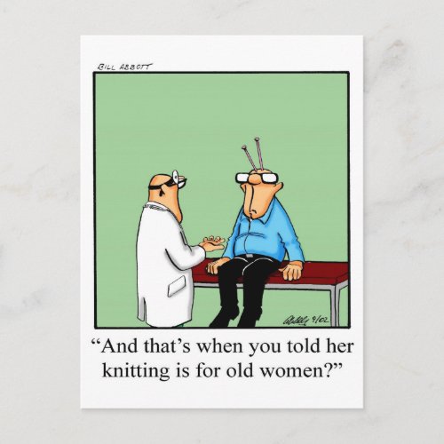 Funny Get Well Postcard