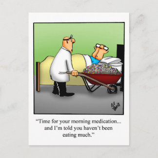 Funny Get Well Postcard
