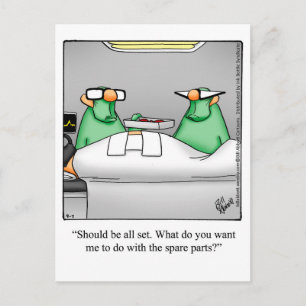 Funny Get Well Postcard