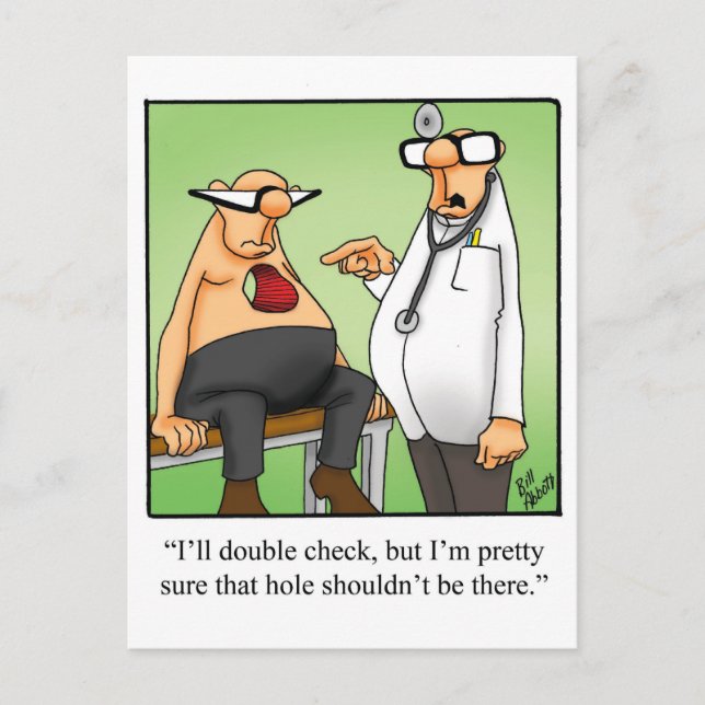 Funny Get Well Postcard (Front)