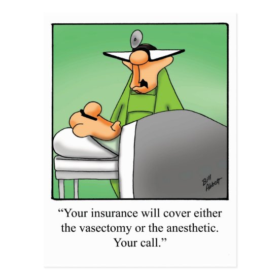 Vasectomy Humor Postcards No Minimum Quantity Zazzle