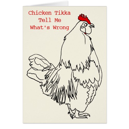 Funny Get Well Slogan Chicken Tikka Song Parody