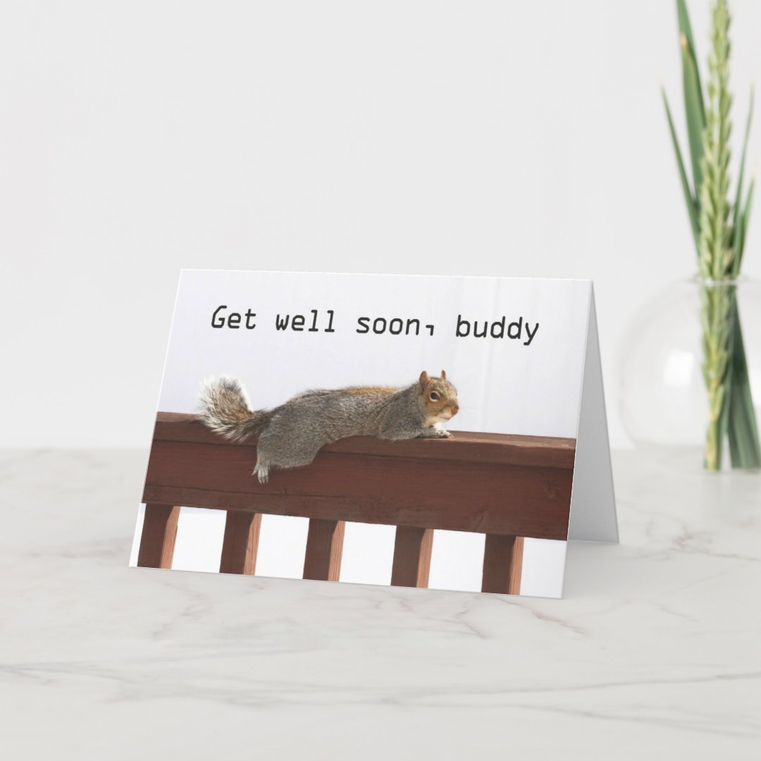 Funny Get Well Soon card - Feel better soon card | Zazzle