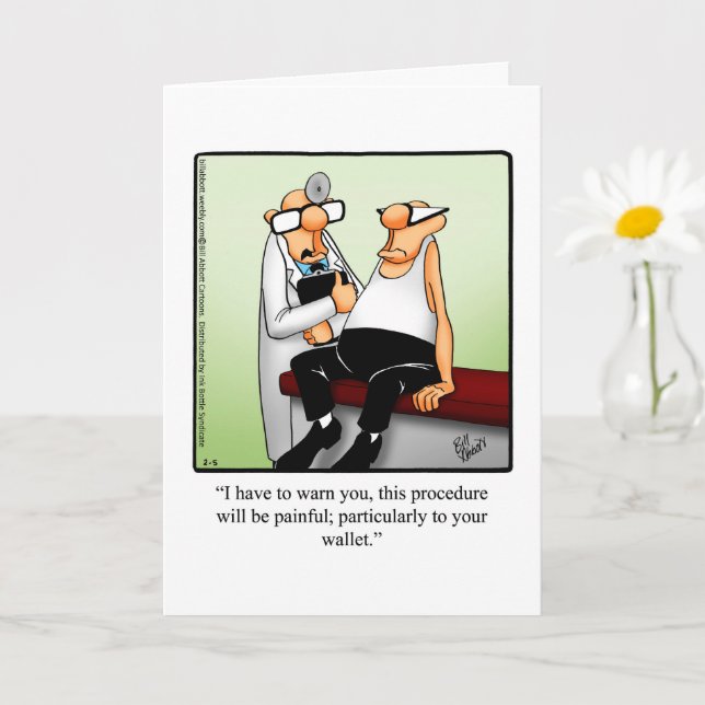 Biglietto umoristico femminile Get Well Soon della gamma Funny Works – Come Back When You're Sober – finitura laminata – per lei